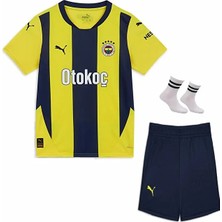 Legent Lady Fenerbãhçe- Forması 2024/2025 Yeni Sezon Isimsiz Isimsiz Parçalı Çocuk Forması Forma Şort Çorap