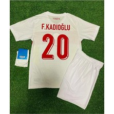 Legent Lady Milli Takım Ferdi Kadıoğlu Çocuk Forması 4lü Set Beyaz