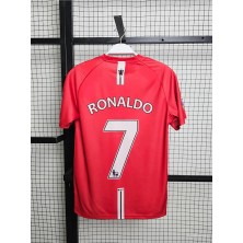 Legent Lady M.united C.ronaldo Retro Futbol Forması Nefes Alabilen Polyester Kumaş Halısaha Forması