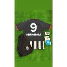 Legent Lady Beşiktaş 2026 Sezonu Iç Saha Çubuklu # Abraham # Çocuk Forması 4lü Set