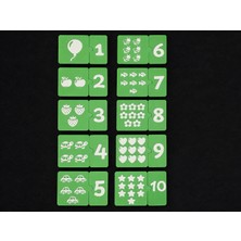 Brf Store Veltrolab 3D Baskı Sayma ve Eşleştirme Puzzle Kartları - 1'den 10'a Rakam ve Nesne Sayma Seti, Erken