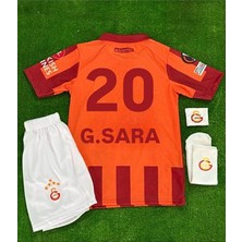 Legent Lady G.a.l.a.t.a.s.a.r.a.y. #20 G.sara.. Imzalı 100. Yıl 5 Yıldızlı Çocuk Forması Çorap Bileklik