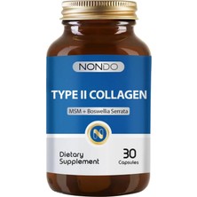 Ayrex Nondo Tip 2 Kolajen 30 Kapsül (Msm Akgünlük Ekstresi Type 2 Collagen)