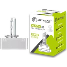 Ayrex Joyecar D5S Xenon Ampül, 6000K Beyaz, 12V 35W, Ecco Serisi, +60% Daha Fazla Işık Teknolojis