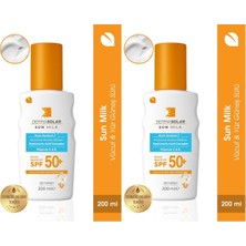 Ayrex Dermabien Dermasolar Sun Milk Güneş Kremi 200 ml (2 Paketi)