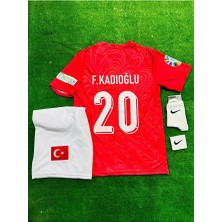 Legent Lady Türkiye 2026 F.kadıoglu Iç Saha Kırmızı Milli Takım Çocuk Forması 4'lü Set