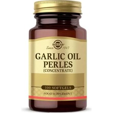 Ayrex Solgar Garlic Oil Sarımsak Yağı Konsantresi 100 Softgel Kapsül Gıda Takviyesi