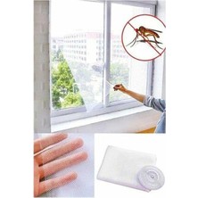 Ayrex 125X75CM Tek Kanat Pencere Sinekliği Cırt Bantlı Tül Sineklik Pratik Montajlı Tüm Haşer