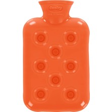 Ayrex Fashy Mini Sıcak Su Şişesi, Petek Desenli, 0,5 L, Turuncu
