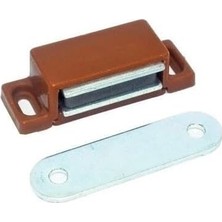 Ayrex Mavi Trend Mıknatıslı Sineklik Çıtçıt Pvc Çıtçıt Sineklik Mıknatısı 3 Adet Kahve