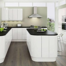 Ayrex Dolap Kaplama Folyosu Parlak Beyaz Lake Görünüm Kendinden Yapışkanlı 90CM x 6mt E