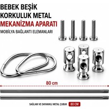 Ayrex Markalar Bebek Beşik Aksesuar Korkuluk Metal Mekanizma Aparatları