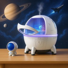 Ayrex Coverzone Astronot ve Uzay Gemisi Temalı Humidifier Buhar Makinesi Nemlendirici Aroma Terapi