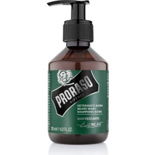 Ayrex Proraso Beard Shampoo / Sakal Şampuanı Ökaliptus & Bergamot, 200 ml
