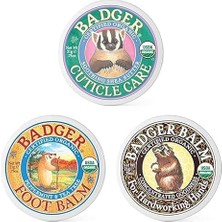 Ayrex Badger Tırnak Bakım Kremi ve Badger Kuru Ciltler Için Tazeleyici Çay Ağacı Kokulu Ayak