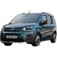 Ayrex Citroen Berlingo Mk3 2019 Sonrası Uyumlu Mugen Cam Rüzgarlığı Seti Piano Black 4'lü Ith