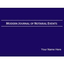 Ayrex Hubco Özel Noter Kayıt Defteri / Modern Journal (20,5X35,7 Cm, 128 Sayfa) (1 Satırlı, Yumu