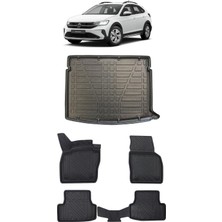 Ayrex Matmaster Volkswagen Taigo 2025 Model Ile Uyumlu 5d Premium Ekstra Havuzlu Paspas ve Bagaj Ha