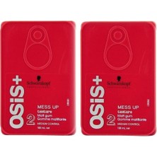 Ayrex Osis+ 2'li Saç Şekillendirici Mat Krem Wax - Mess Mat Up Gum 2 x 100 Ml, 1234500000001