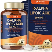 Totaria Healt R Alpha Lipoic Acid 600MG  Vegan 120 Capsul.