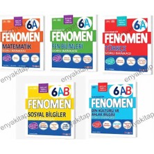 Fenomen Yayıncılık 6 A Matematik Fenbilimleri Türkçe  Dinkab Sosyalbilgiler Soru Bankası 5 Li Set