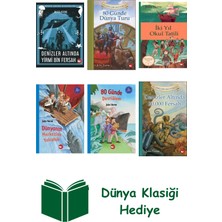 Beyaz Balina Yayınları Jules Verne 6 Kitap Seti + Dünya Klasiği Hediye