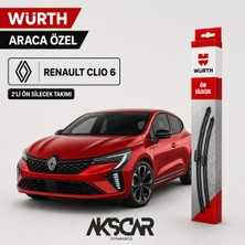 Würth Renault Clio 6 Uyumlu 2'li Ön Silecek Takımı