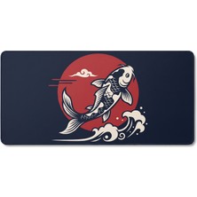 ORYN Hinomaru / Koi Edition | 70x30cm Gaming Mousepad - (3mm Kalınlık)