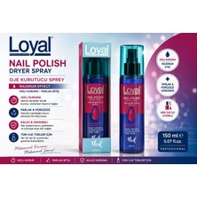 Loyal Oje Kurutucu Sprey Likit Hızlı ve Parlak Kurutma 150 ml