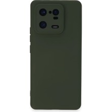 TeknoKapsül Xiaomi Mi 13 Pro Kılıf Nano Içi Kadife Silikon - Koyu Yeşil