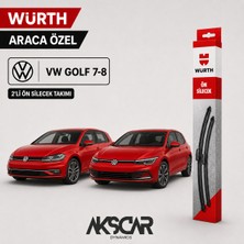Würth Vw Golf 7–8 Uyumlu 2'li Ön Silecek Takımı