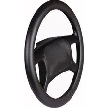 OEM Kolay Geçmeli Düz Noktasız Direksiyon Kılıfı Kokusuz 38 cm Siyah