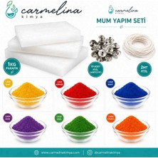 Carmelina Parafin Mum Yapım Seti, Başlangıç Seviyesi Mum Yapım Malzemeleri
