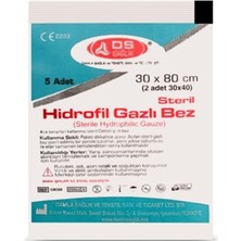 Ayrex D's Damla Sağlik Damla Hidrofil Gazlı Bez 30MM x 80MM 2 Parça