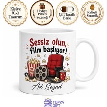 Tupya Gift Patlamış Mısır Film Izleyenlere Ev Sineması Kupa Bardak Hediye