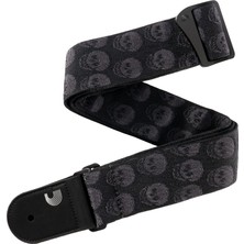 OEM D'addario Dokuma Gitar Askısı - Gitar Aksesuarı - Kayış Elektro Gitar, Kayış Akustik Gitar, Elektro Gitar ve Kayış Bas Gitar - Siyah Iki Katlı