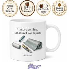 Tupya Gift Halıflex Döşeme Ustası Yumuşak Zemin Uzmanı Seramik Kupa Bardak Hediye