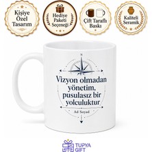 Tupya Gift Vizyoner Yönetmen Motor Diyen Lider Seramik Kupa Bardak Hediye