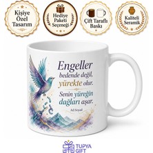 Tupya Gift Dünya Engelliler Günü Engelleri Sevgiyle Aşan Güçlü Iradelere Hediye Kupa Bardak