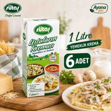 Sütaş Krema 1lt x 6 Adet Yemeklere Özel