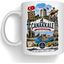 Bsb Çanakkale Temalı Porselen Kupa Bardak Mug 1013