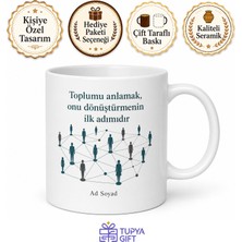 Tupya Gift Sosyolojik Olayları Çözen Sosyolog Kahve Kupası Hediye Bardak