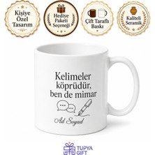 Tupya Gift Simültane Çevirmen Kahve Kupası Çeviri Dünyasının Hızlı Kalemi Hediye Bardak