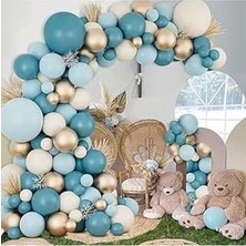 TeknoKapsül Okyanus Mavisi Doğum Günü Parti Balon Seti