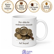Tupya Gift Nümismat Eski Para Araştırmacısı ve Eksperi Kahve Kupası Hediye Bardak
