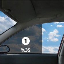 OEM Mega Oto Market Oto Cam Filmi Çizilmez 1. Kalite 50 cm x 6 Metre%35 Koyuluk 1 Numara Açık Ton