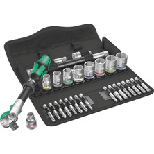 OEM Zyklop Speed Cırcır Anahtar Seti 8100 Sb 6. 3/8 Inç Tahrik, Metrik, 29 Parça, 05004046001