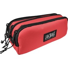 OEM Trıple Pouch-Üç Bölmeli Kalem Kutusu (Mercan)
