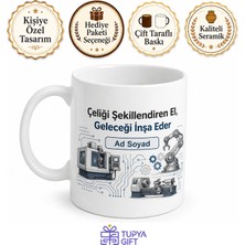Tupya Gift Cnc Tezgahları Otomasyon Robotik Üretim Makine Dergileri Temalı Kupa Bardak Hediye
