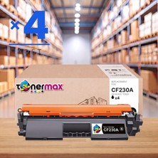 tonermax Hp CF230A Muadil Toner 4'lü Paket / M203 / M227